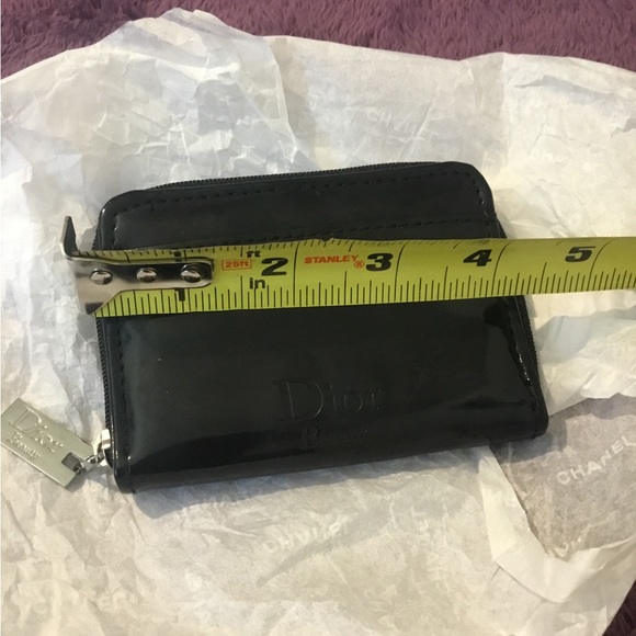 Authentic Vintage Dior Beauty (Gift With Purchase)Black Coin/Card Holder - Picture 10 of 10